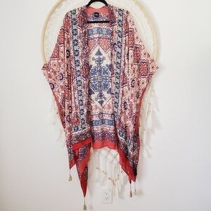ASOS Bohemian Sequin Tassel Kimono